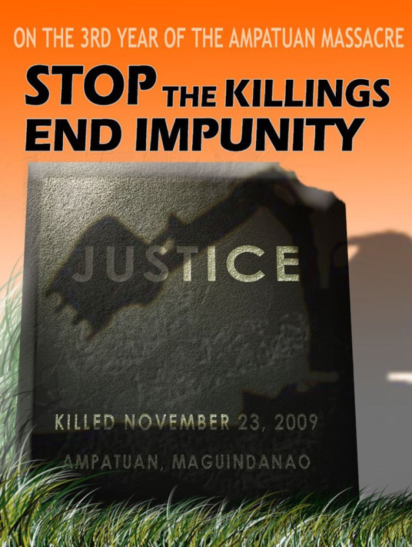 Ampatuan Maguindanao Massacre Third Anniversary
