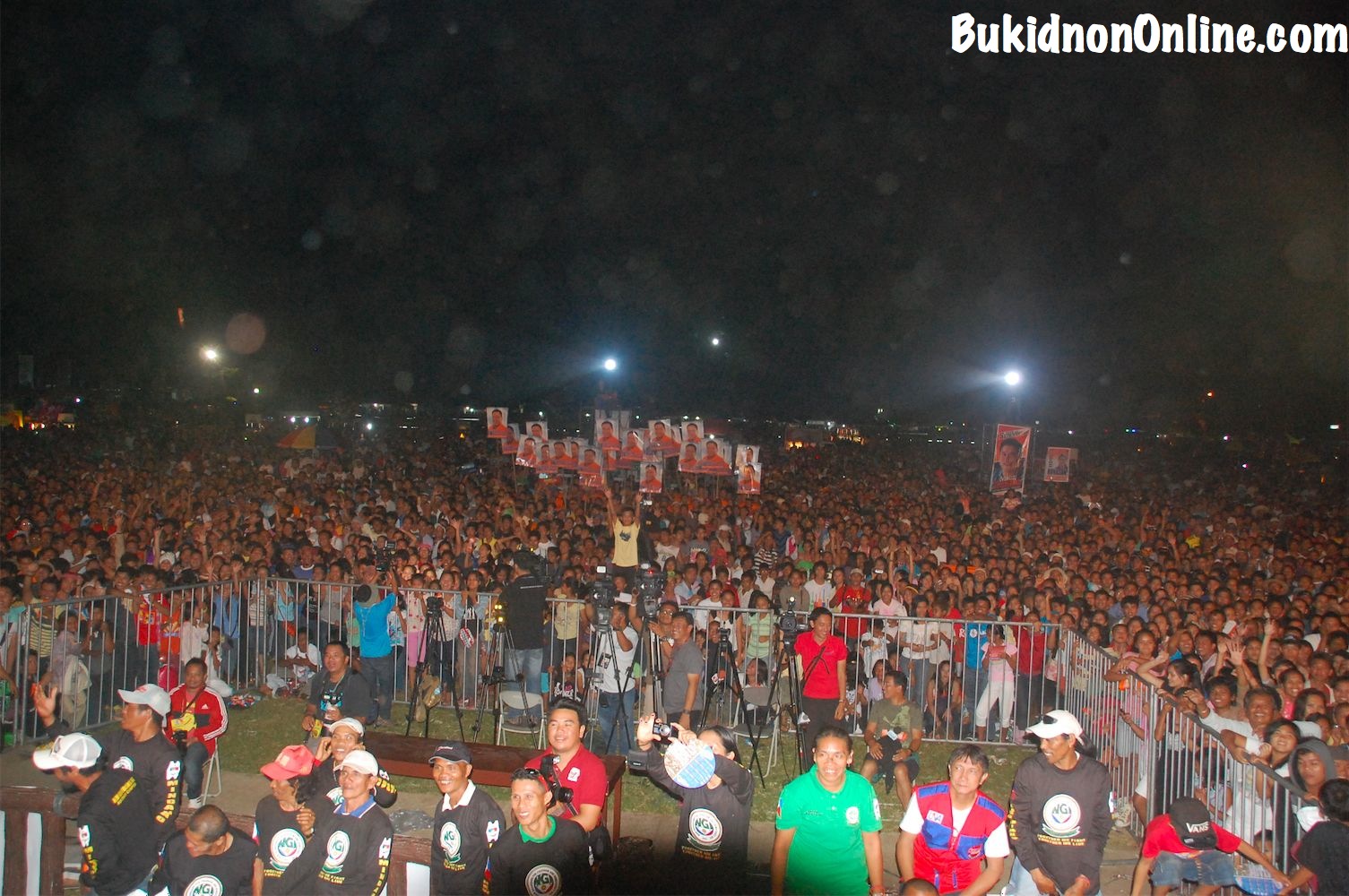 Covering the Team UNA rally in Bukidnon