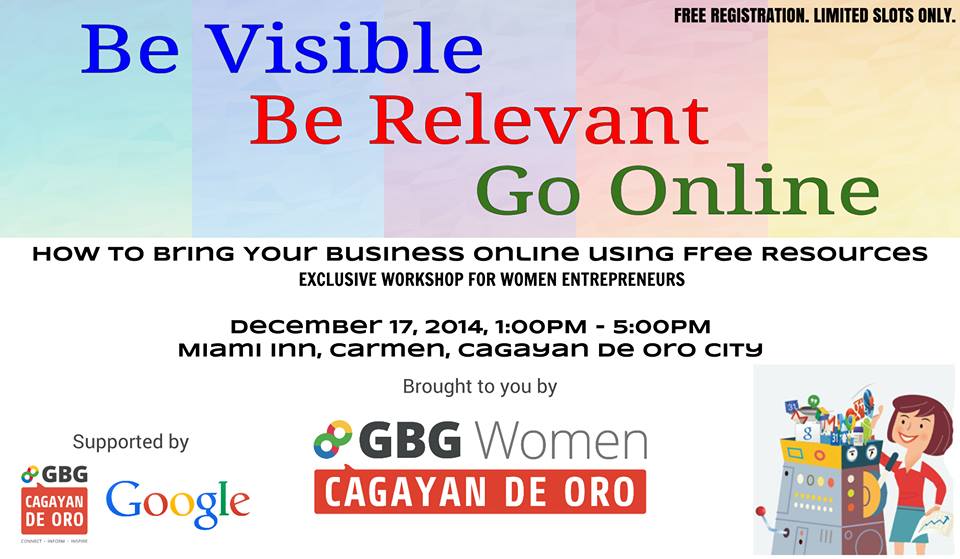 GBG Women CDO to offer FREE workshop for female entrepreneurs