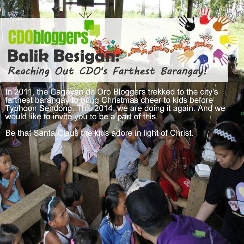 Be a part of the CDO Bloggers Christmas outreach project