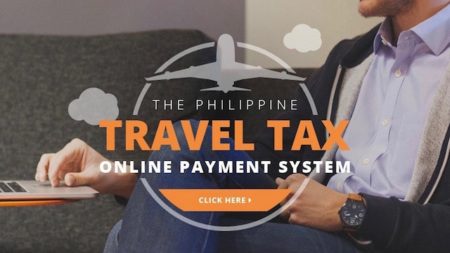 travel tax online payment philippines