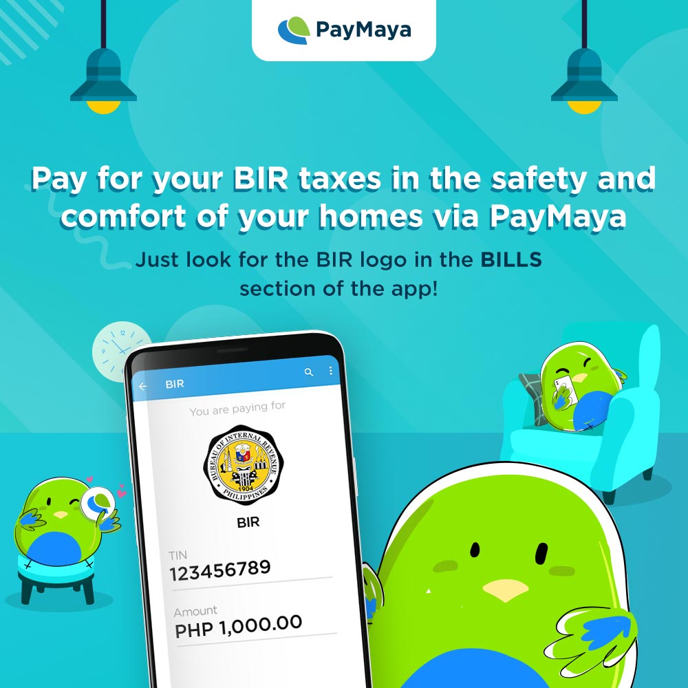 Easy cashless payments for BIR, SSS, Pag-ibig etc via PayMaya