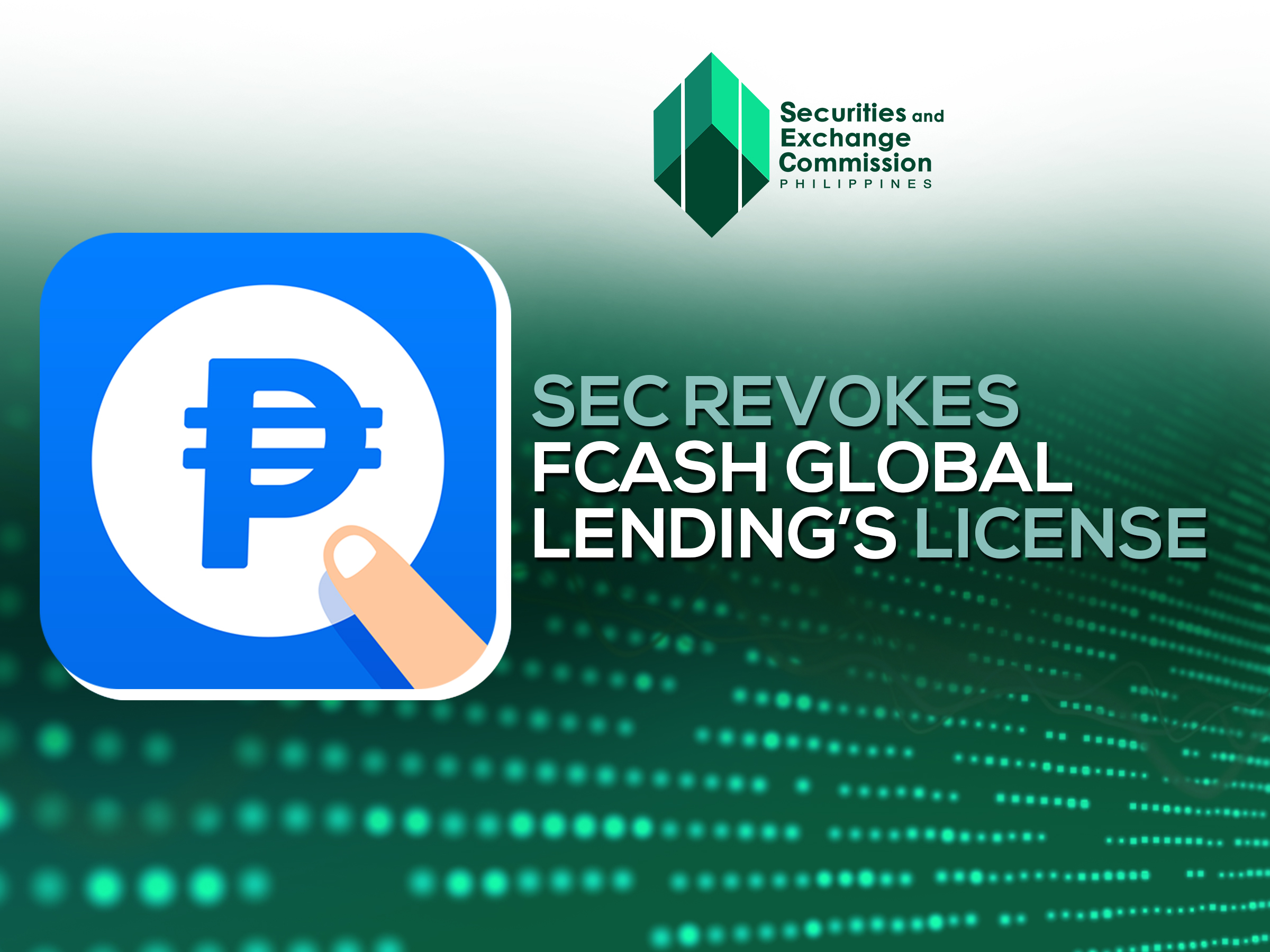 FCash Global Lending license canceled