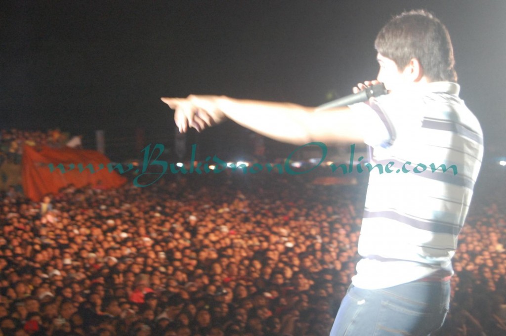 Gerald Anderson during Kaamulan Festival in Bukidnon