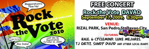 rock the vote davao
