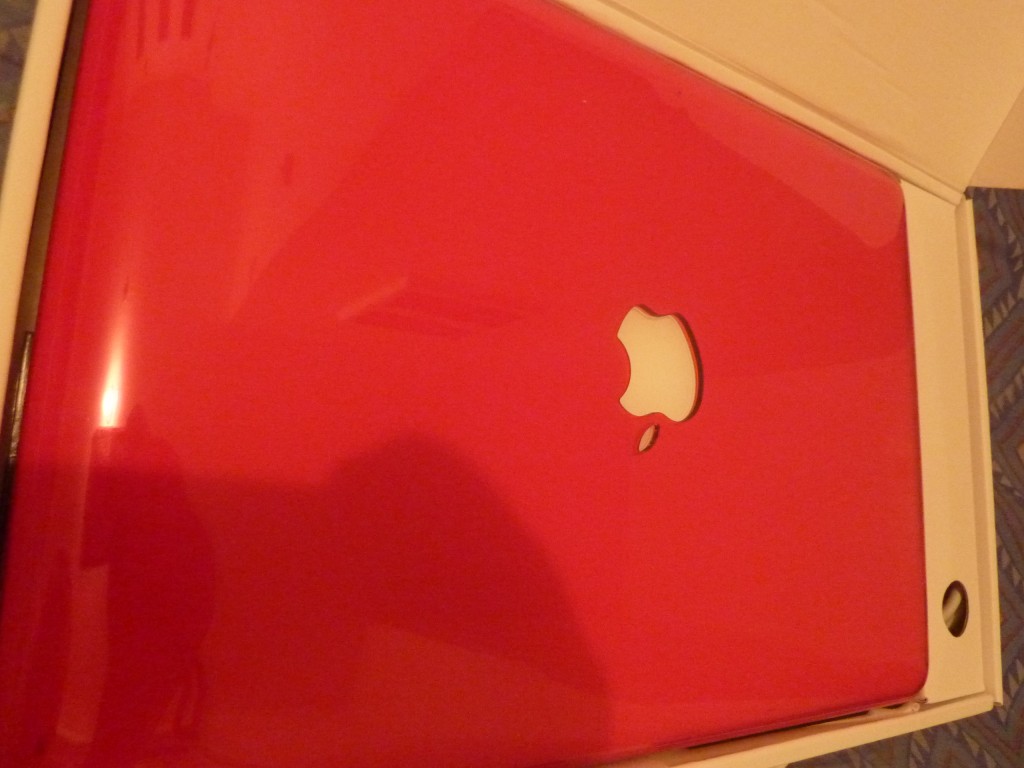 red macbook