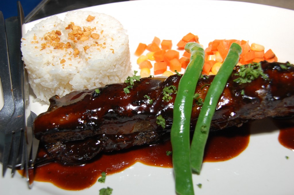 bbq baby back ribs at pepe's grill bacolod city