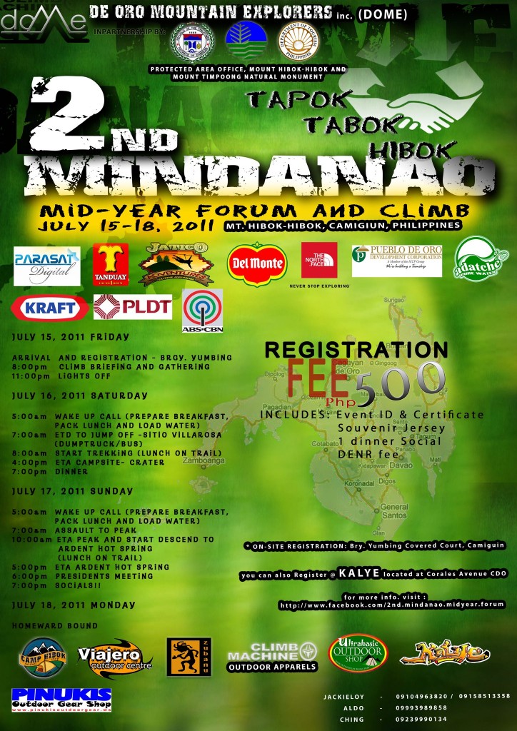 2nd mindanao forum and climb