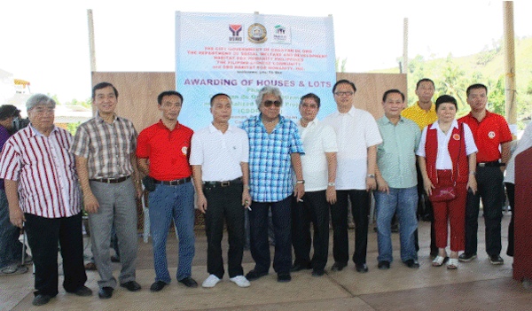 Fil-Chinese community donates 160 houses for Sendong victims