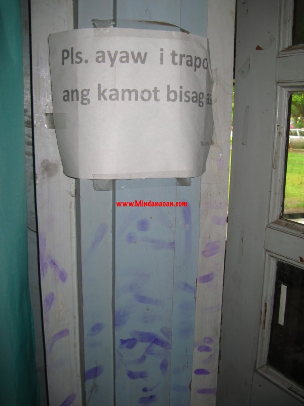 funny sign comelec davao city