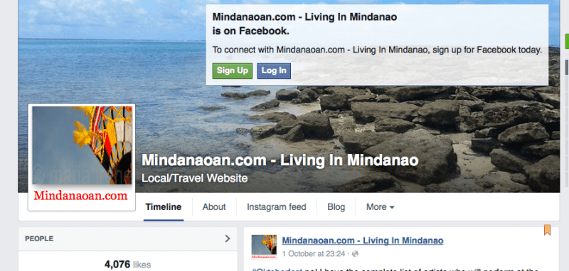 mindanaoan blog facebook page