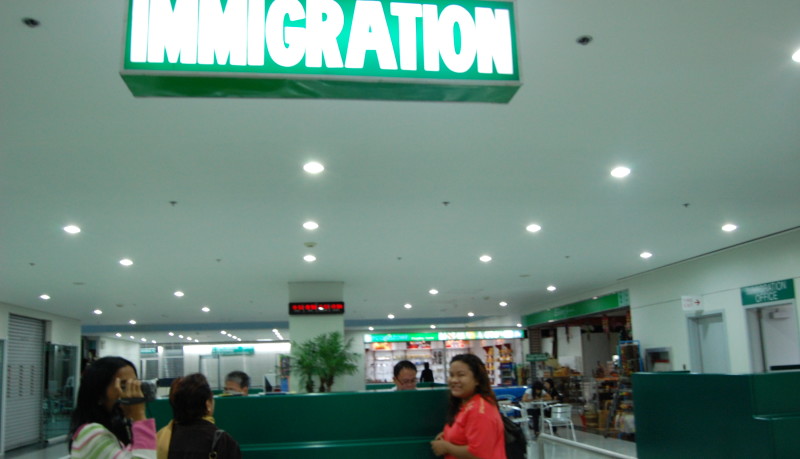 immigration davao airport