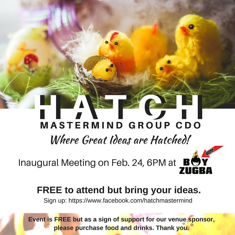 Join the HATCH Mastermind Group CDO