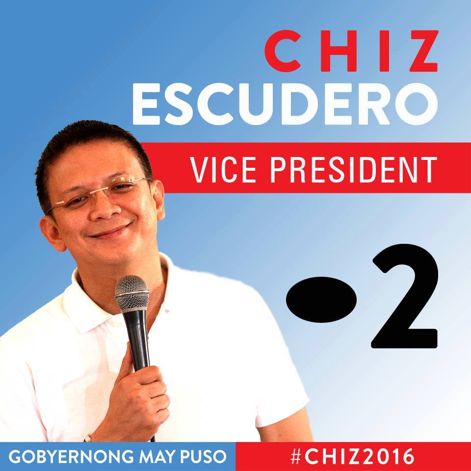 Why Chiz Escudero is my Vice President