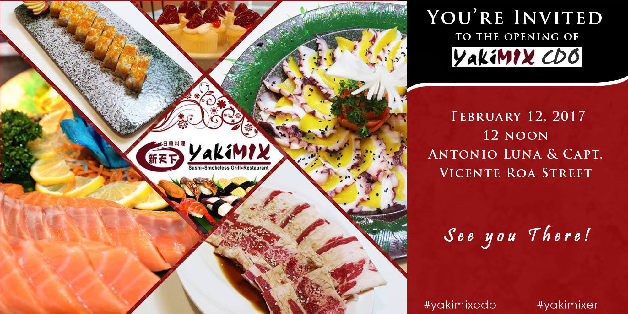 UPDATE: Yakimix CDO sushi and smokeless grill restaurant opening