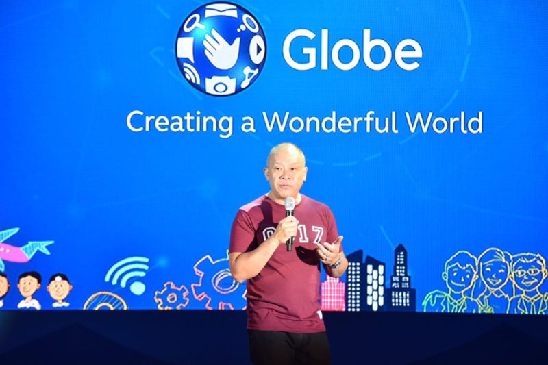 Globe President and CEO Ernest Cu launches the new Globe Purpose at the 11 th Wonderful World with Globe, emphasizing how it redounds to its brand of customer service and experience.