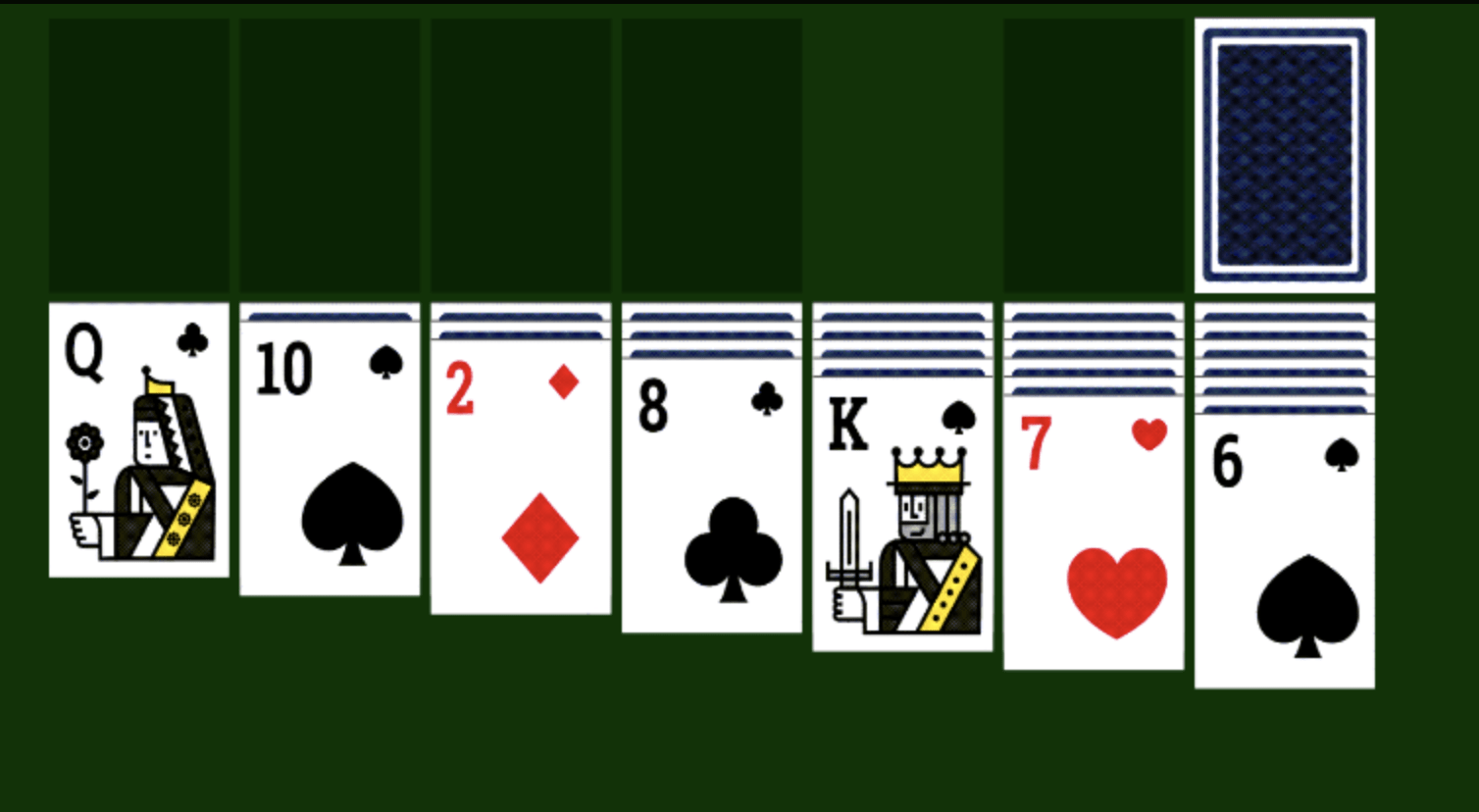 Play classic Solitaire online no fuss, no hassle, no need to download app!