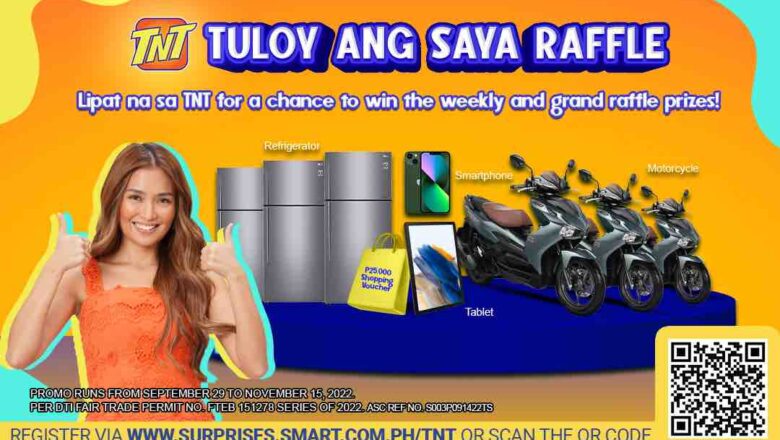 Exclusive for Mindanao: Win motorcycles, smartphones, and cash prizes in TNT’s ‘Tuloy Ang Saya’ raffle