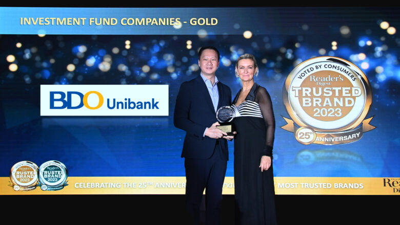 Reader’s Digest recognizes BDO Trust as exceptional brand, awards Gold
