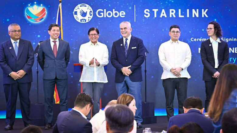 President Marcos Jr. Witnesses Globe and Starlink Partnership Launch for Universal Connectivity